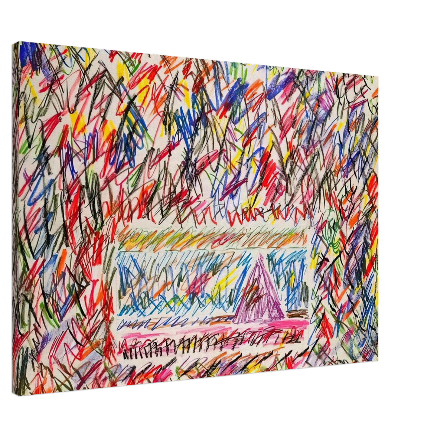 Sam Gilliam - Coffee Thyme Canvas - 20x30 cm / 8x12 inches-canvas