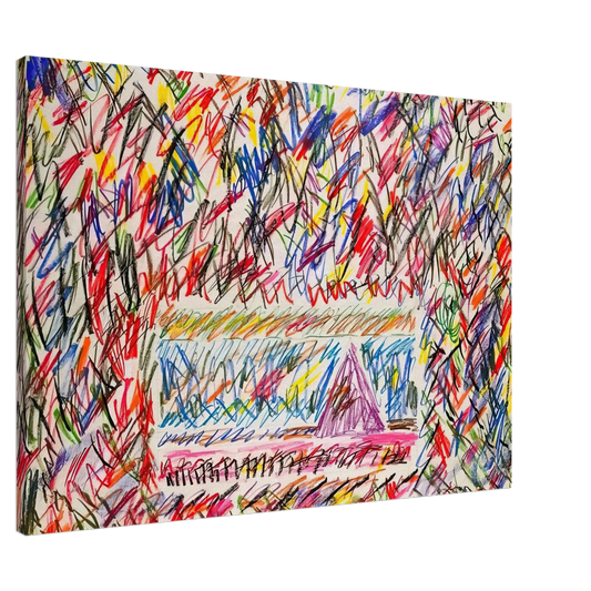 Sam Gilliam - Coffee Thyme Canvas - 20x30 cm / 8x12 inches-canvas