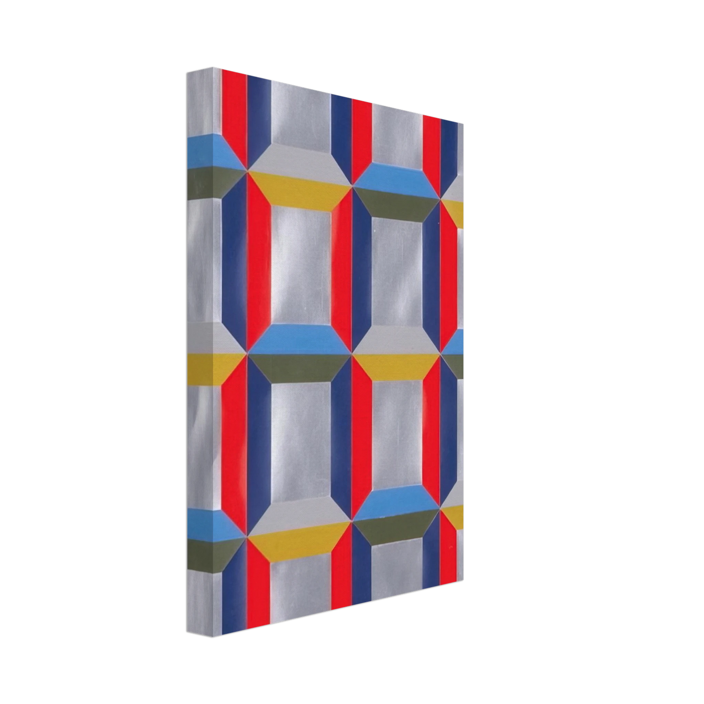 Miriam Schapiro - St. Marks 16 Frames - 1967 Canvas - 70x100 cm / 28x40 inches-canvas