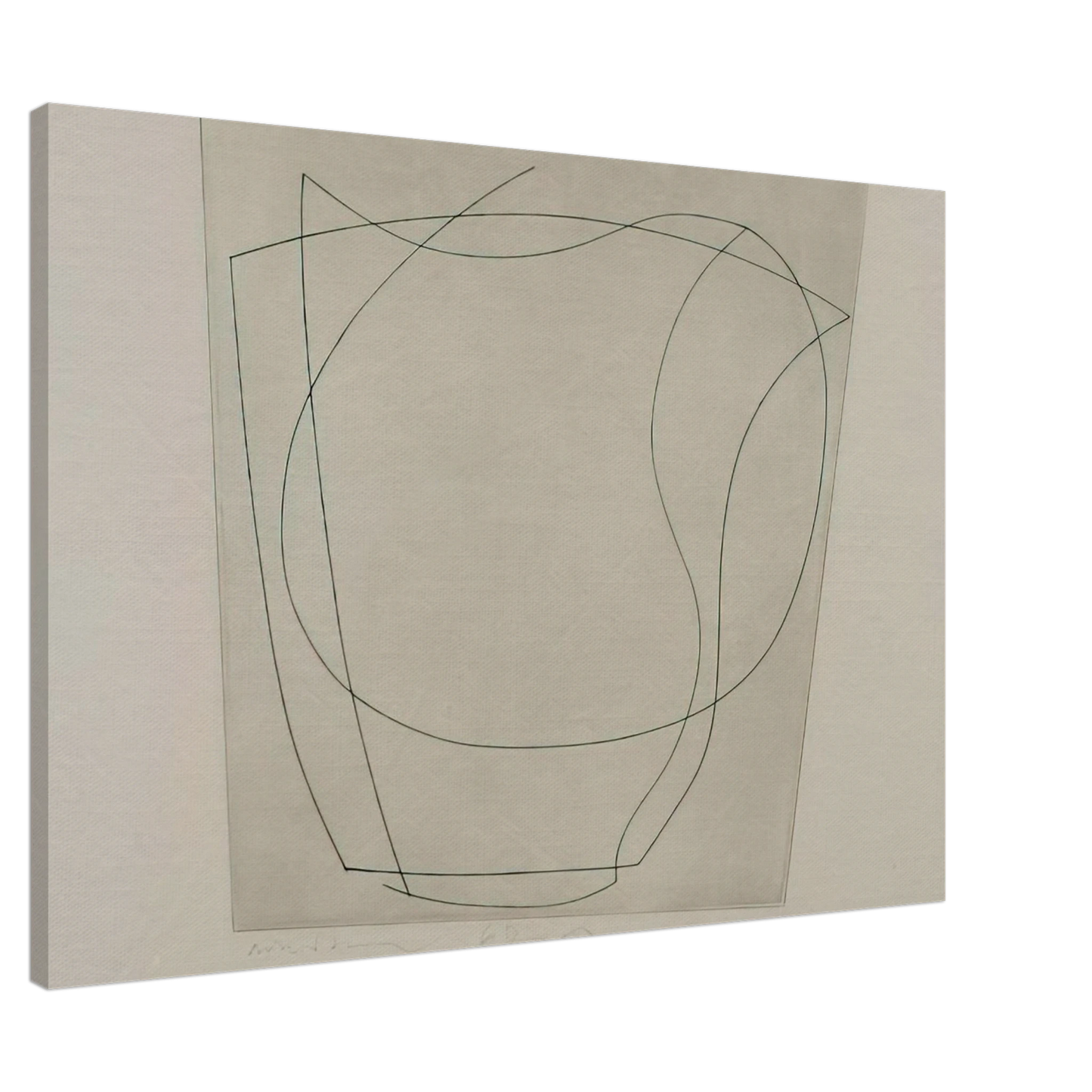 Ben Nicholson - Rafael - 1967 Canvas - 20x30 cm / 8x12 inches-canvas