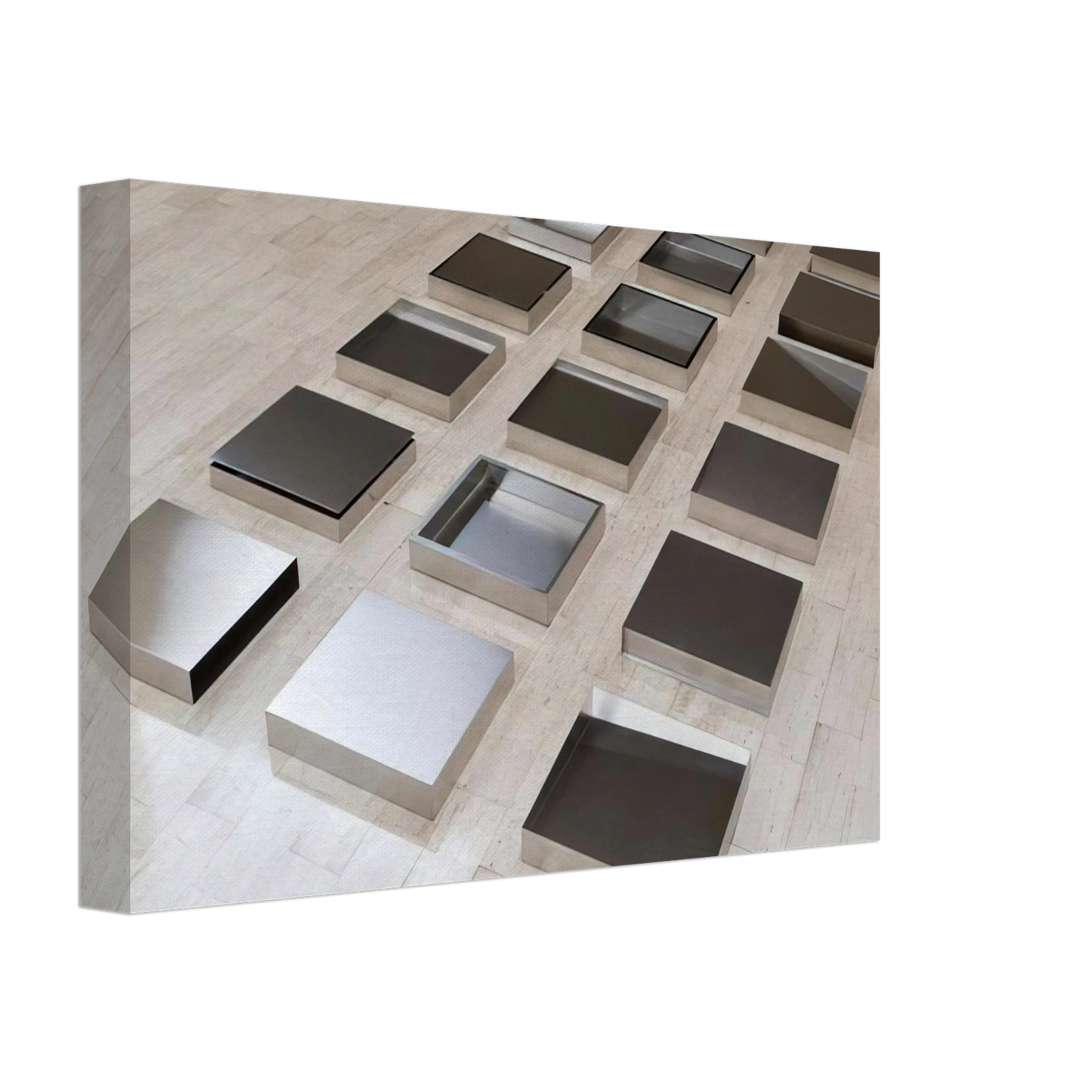 Donald Judd - Untitled - 1977 Canvas - 40x60 cm / 16x24 inches-canvas