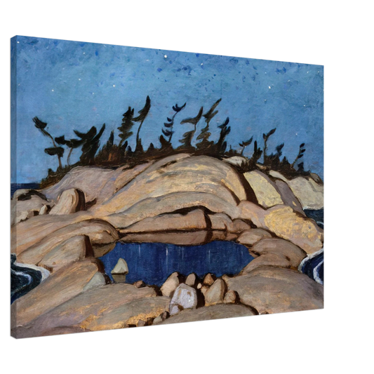 A.Y. Jackson - Night Pine Island - 1921 Canvas - 20x30 cm / 8x12 inches-canvas