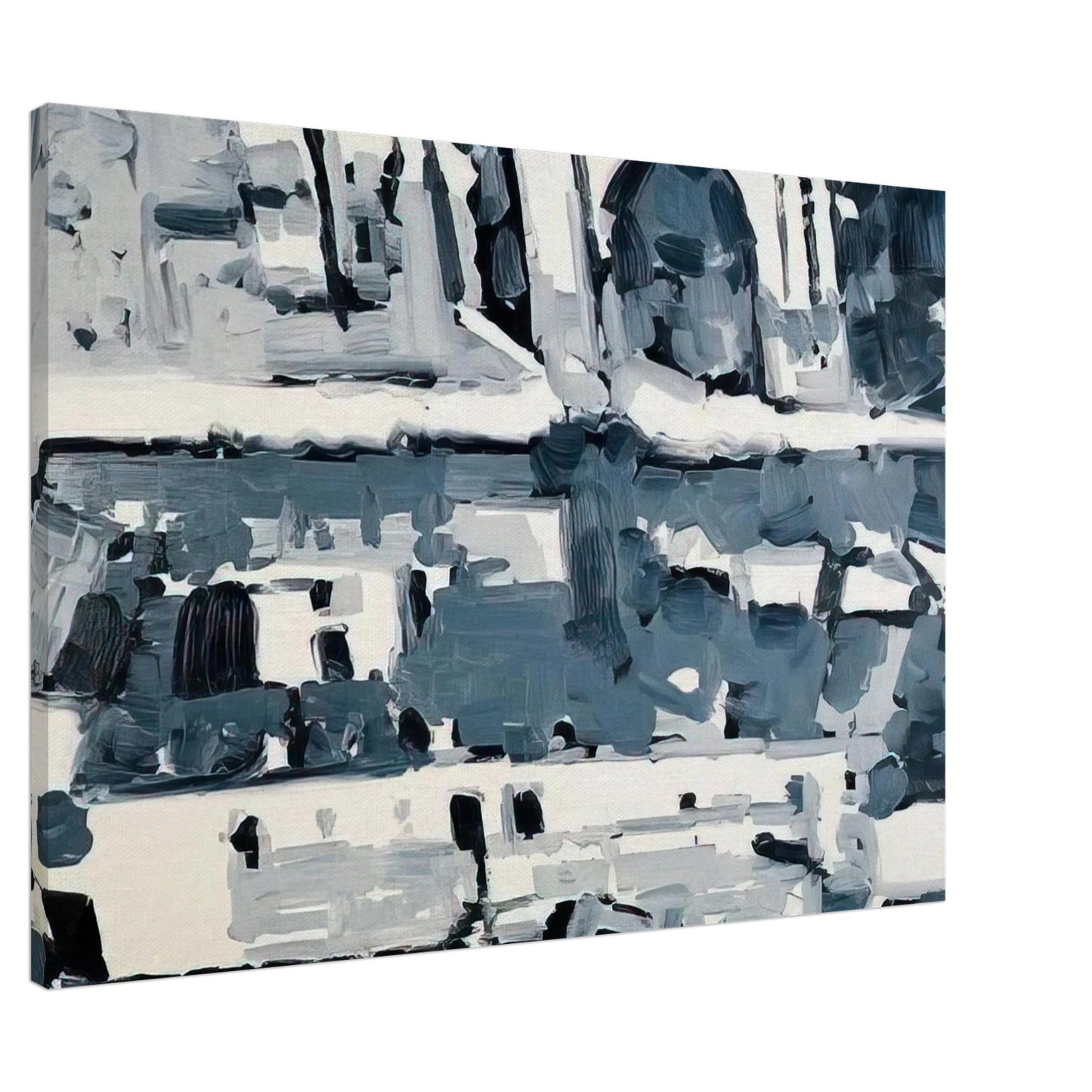 Gerhard Richter - TOWNSCAPE M4 1968 Canvas - 20x30 cm / 8x12 inches-canvas