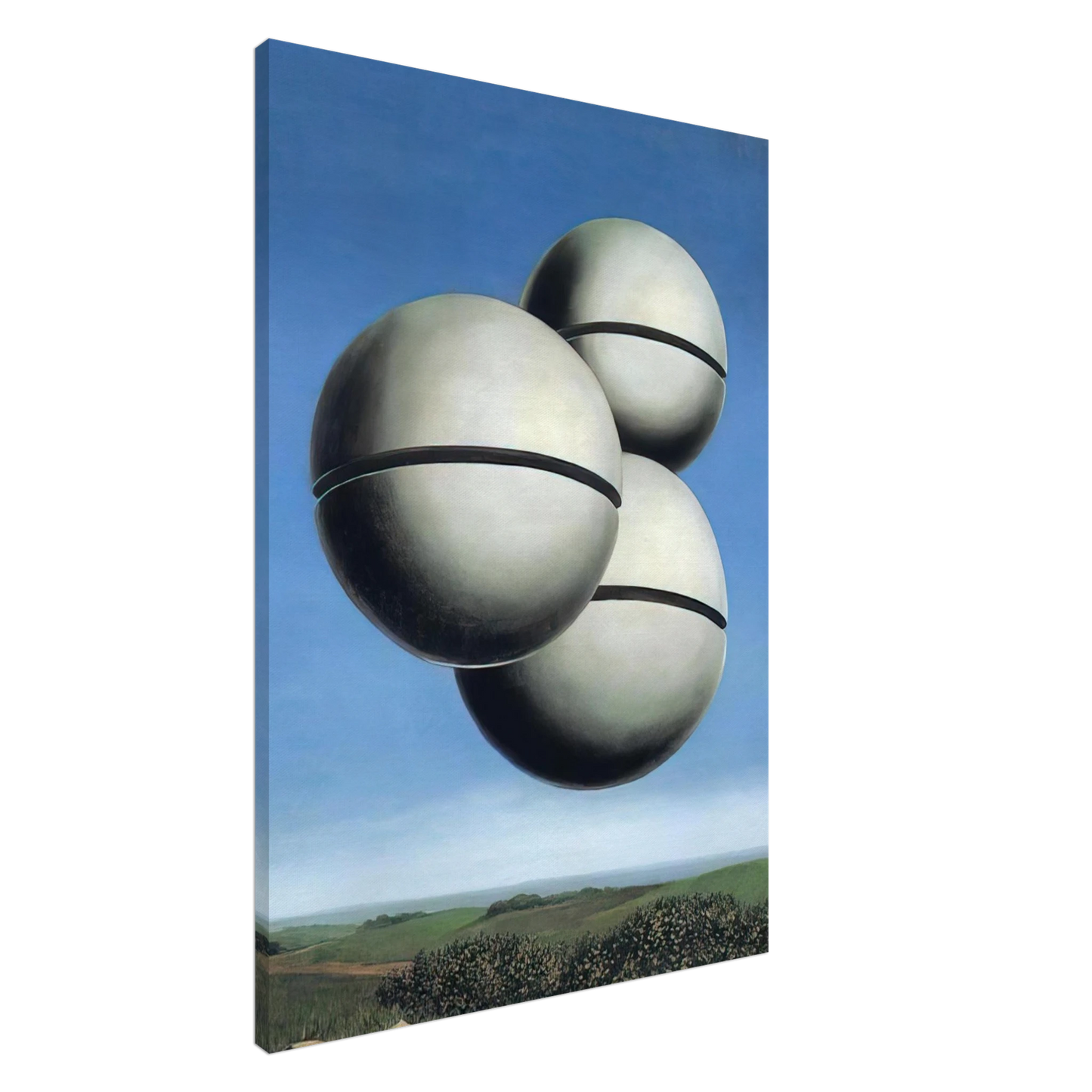 Rene Magritte - THE VOICE OF SPACE 1928 Canvas - 20x30 cm / 8x12 inches-canvas
