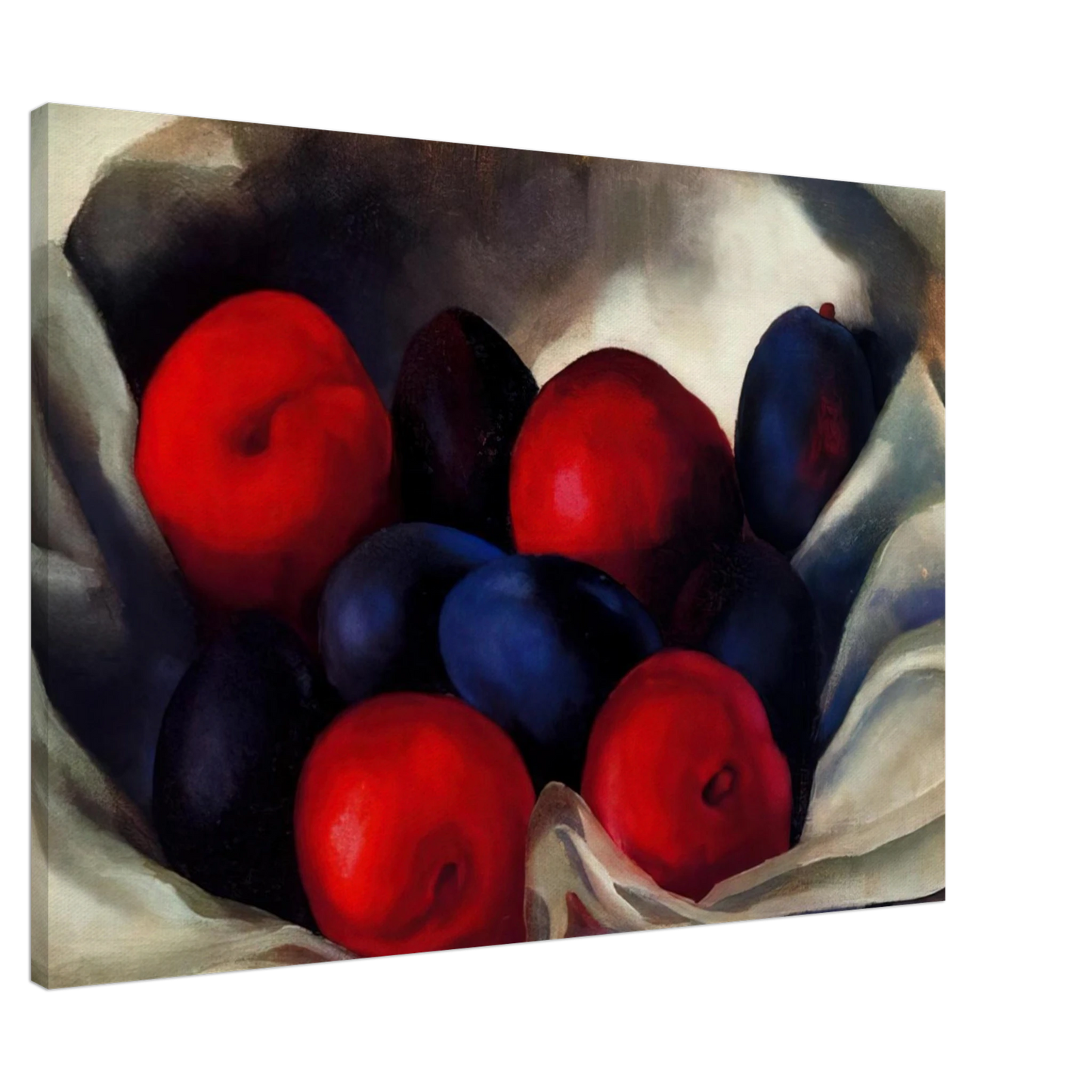 Georgia O'Keeffe - Plums Canvas - 20x30 cm / 8x12 inches-canvas
