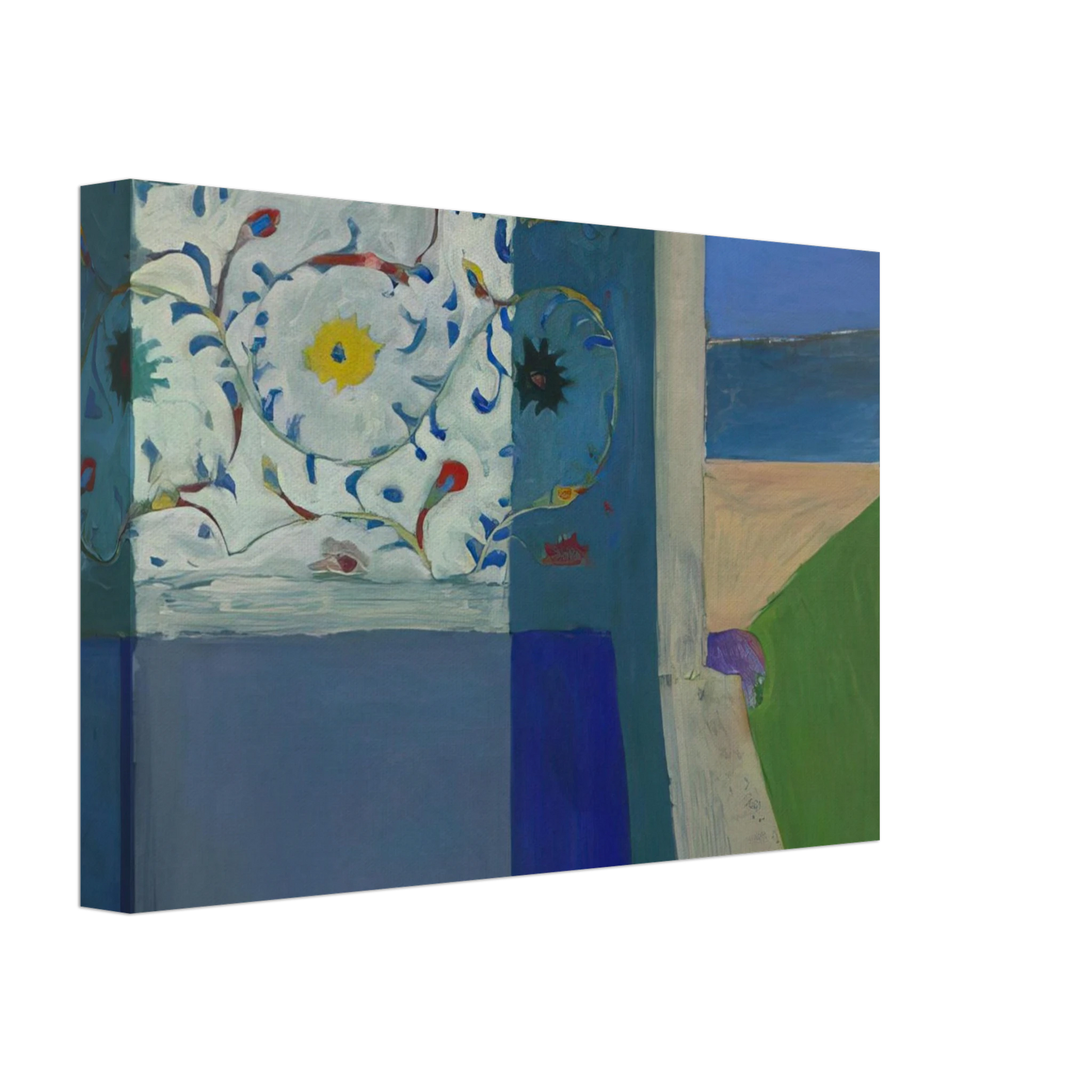 Richard Diebenkorn - Recollections of a Visit to Leningrad Canvas - 40x60 cm / 16x24 inches-canvas