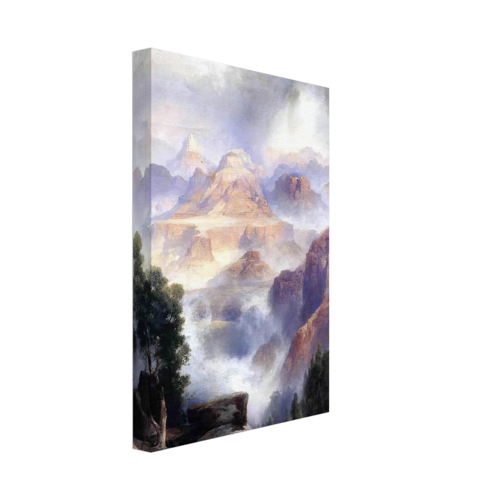 Thomas Moran - A Showery Day, Grand Canyon Canvas - 70x100 cm / 28x40 inches-canvas