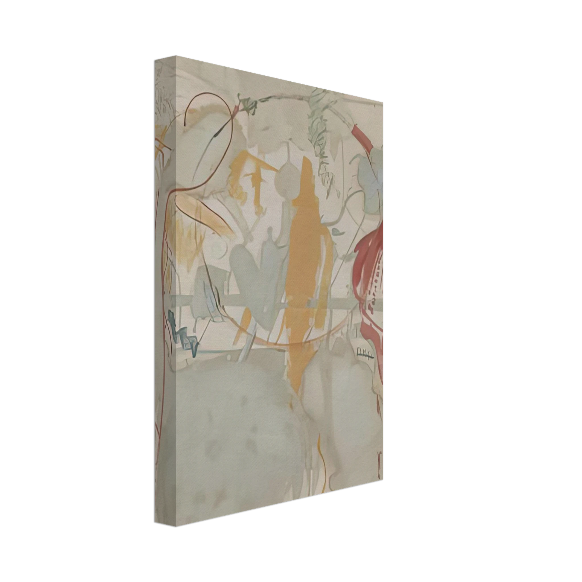 Helen Frankenthaler - Seven Types of Ambiguity, 1957- Canvas - 70x100 cm / 28x40 inches-canvas