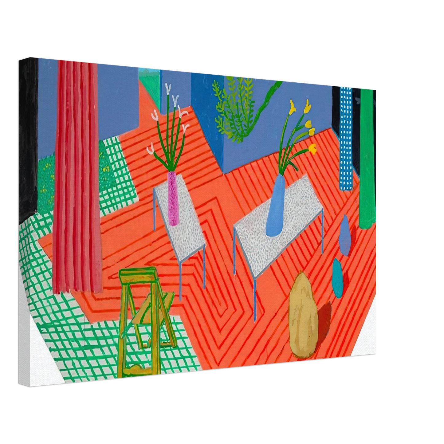 David Hockney - David Hockney Canvas - 70x100 cm / 28x40 inches-canvas