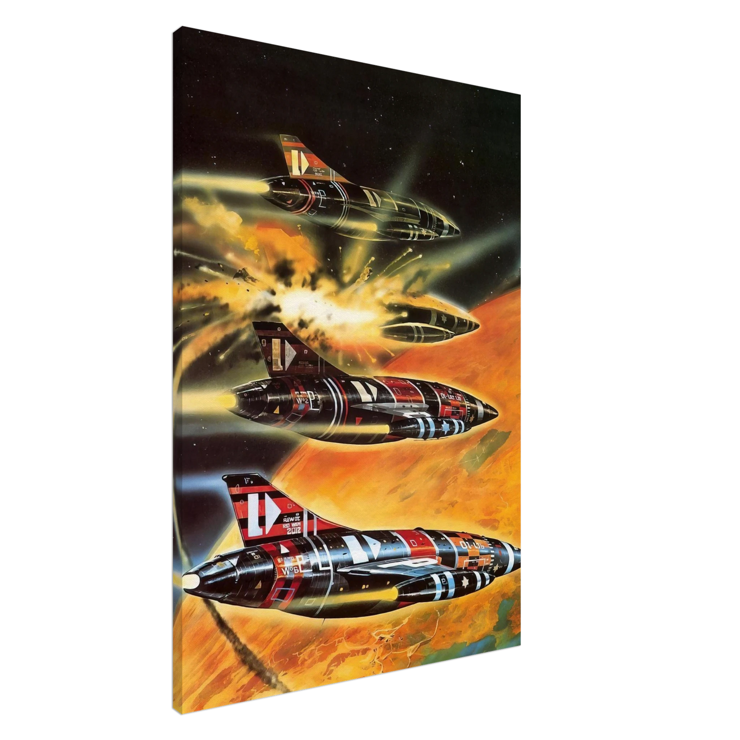 Chris Foss - Chris Foss Canvas - 20x30 cm / 8x12 inches-canvas