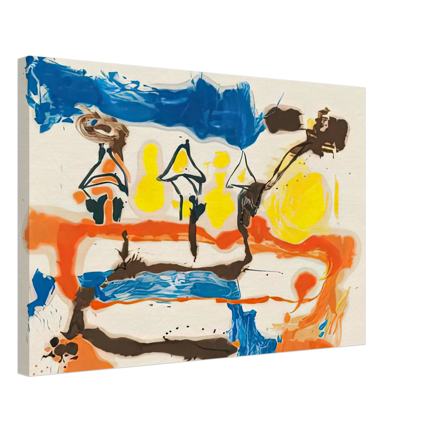 Helen Frankenthaler - Fable, 1961- Canvas - 70x100 cm / 28x40 inches-canvas