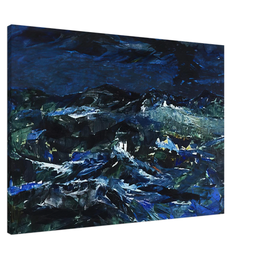 Tove Jansson - Sea - 1962 Canvas - 20x30 cm / 8x12 inches-canvas