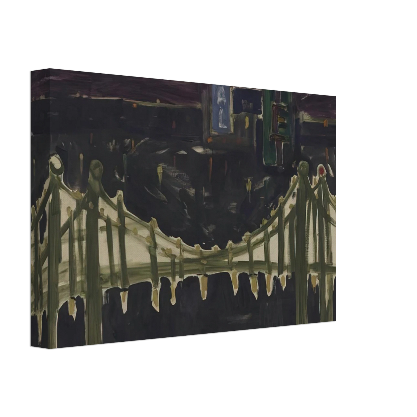 Allan Kaprow - George Washington Bridge Canvas - 70x100 cm / 28x40 inches-canvas