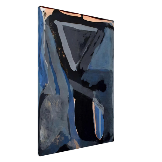 Bram van Velde - L'Unique II - 1973 Canvas - 20x30 cm / 8x12 inches-canvas