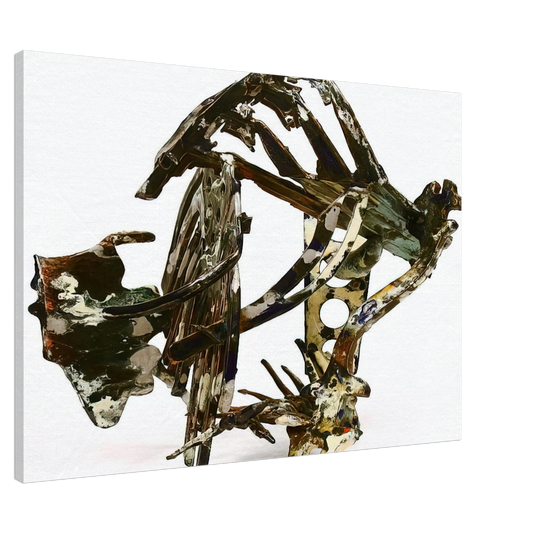 Nancy Graves - WAX WORKS IX 1987 Canvas - 20x30 cm / 8x12 inches-canvas