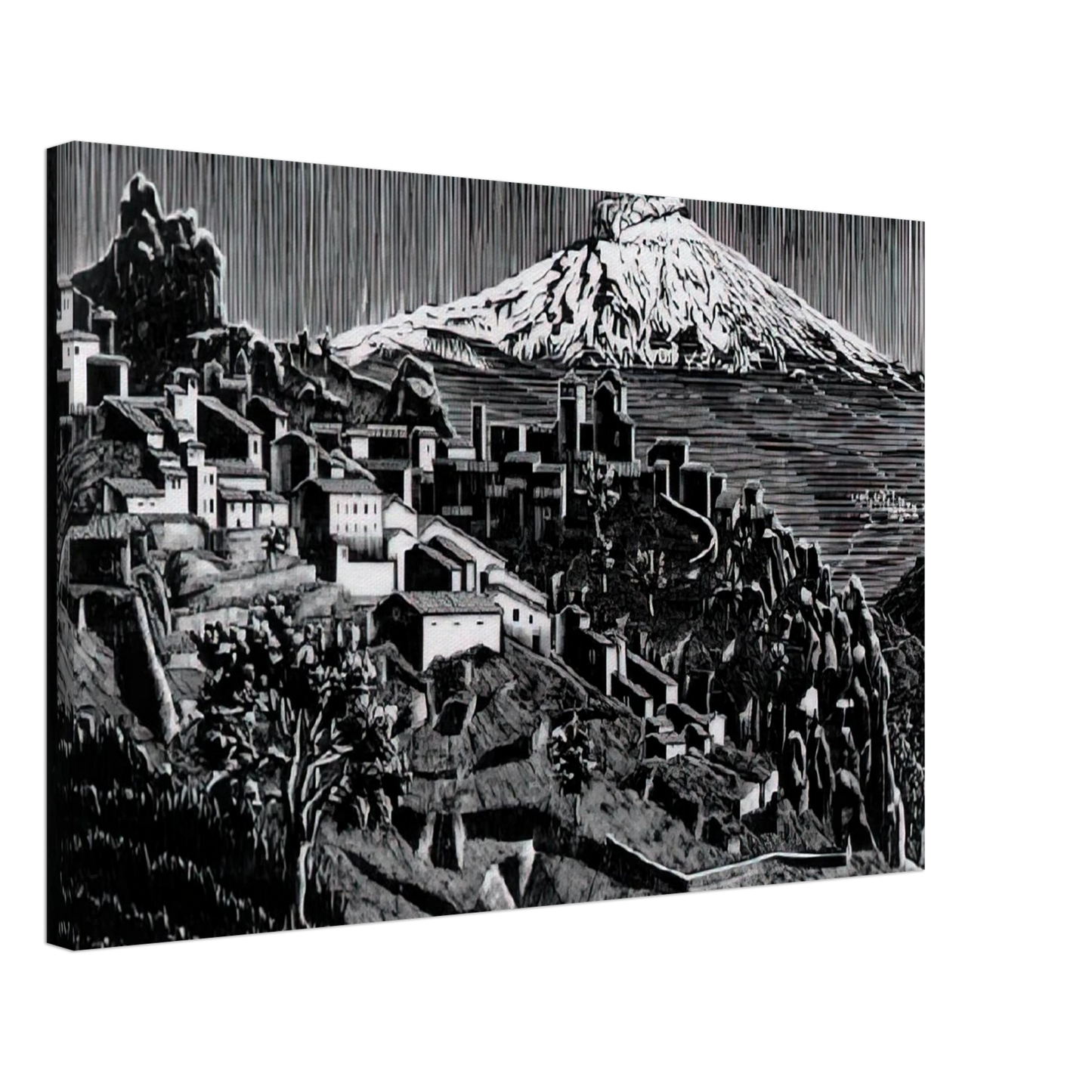 MC Escher - ESCHER (17) Canvas - 70x100 cm / 28x40 inches-canvas