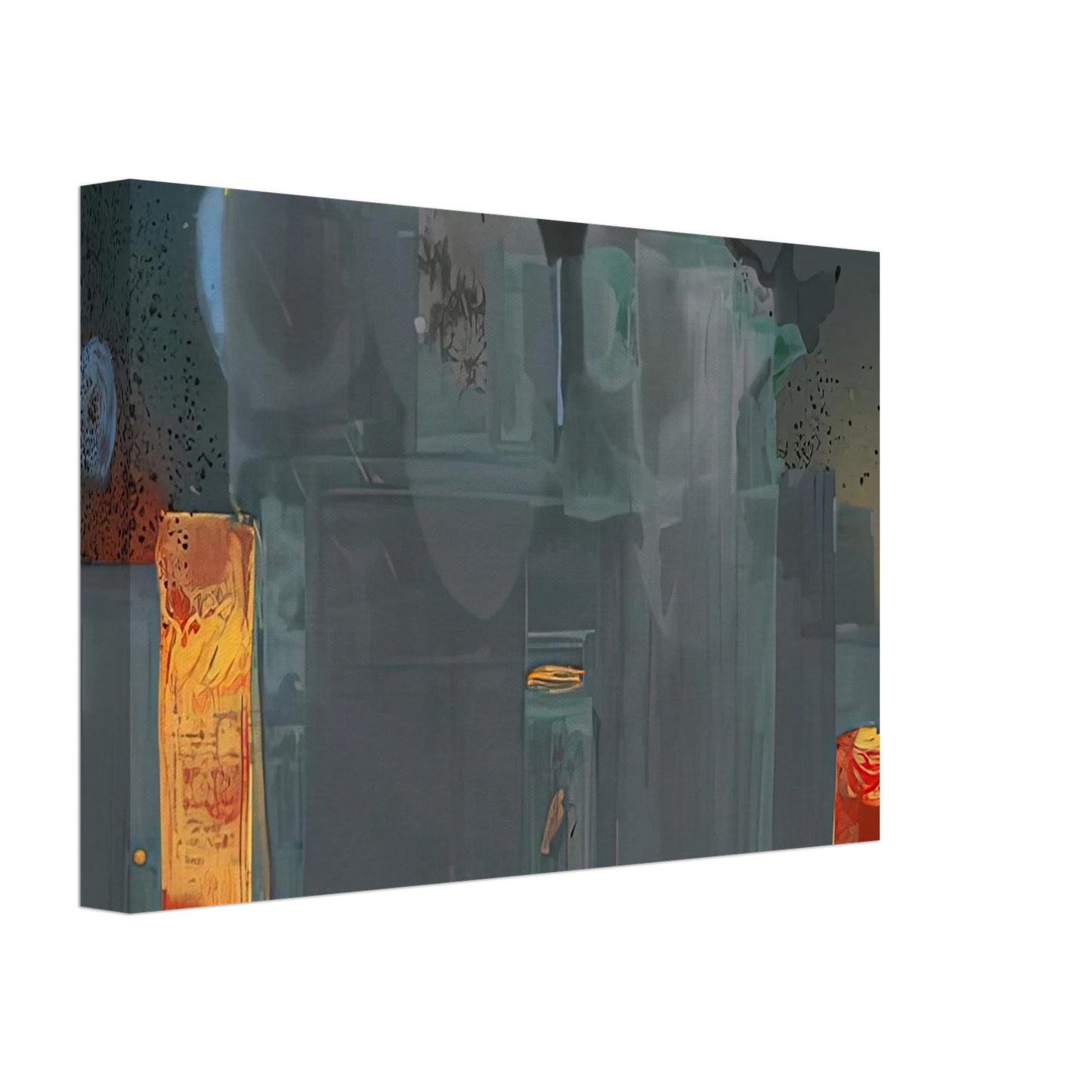 Helen Frankenthaler - Janus, 1990- Canvas - 40x60 cm / 16x24 inches-canvas