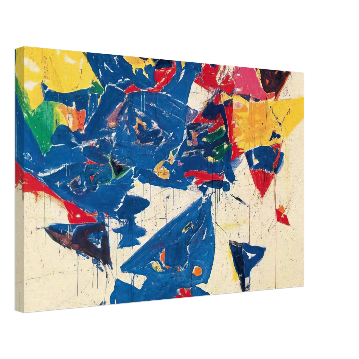 Sam Francis - Middle Blue III Canvas - 70x100 cm / 28x40 inches-canvas