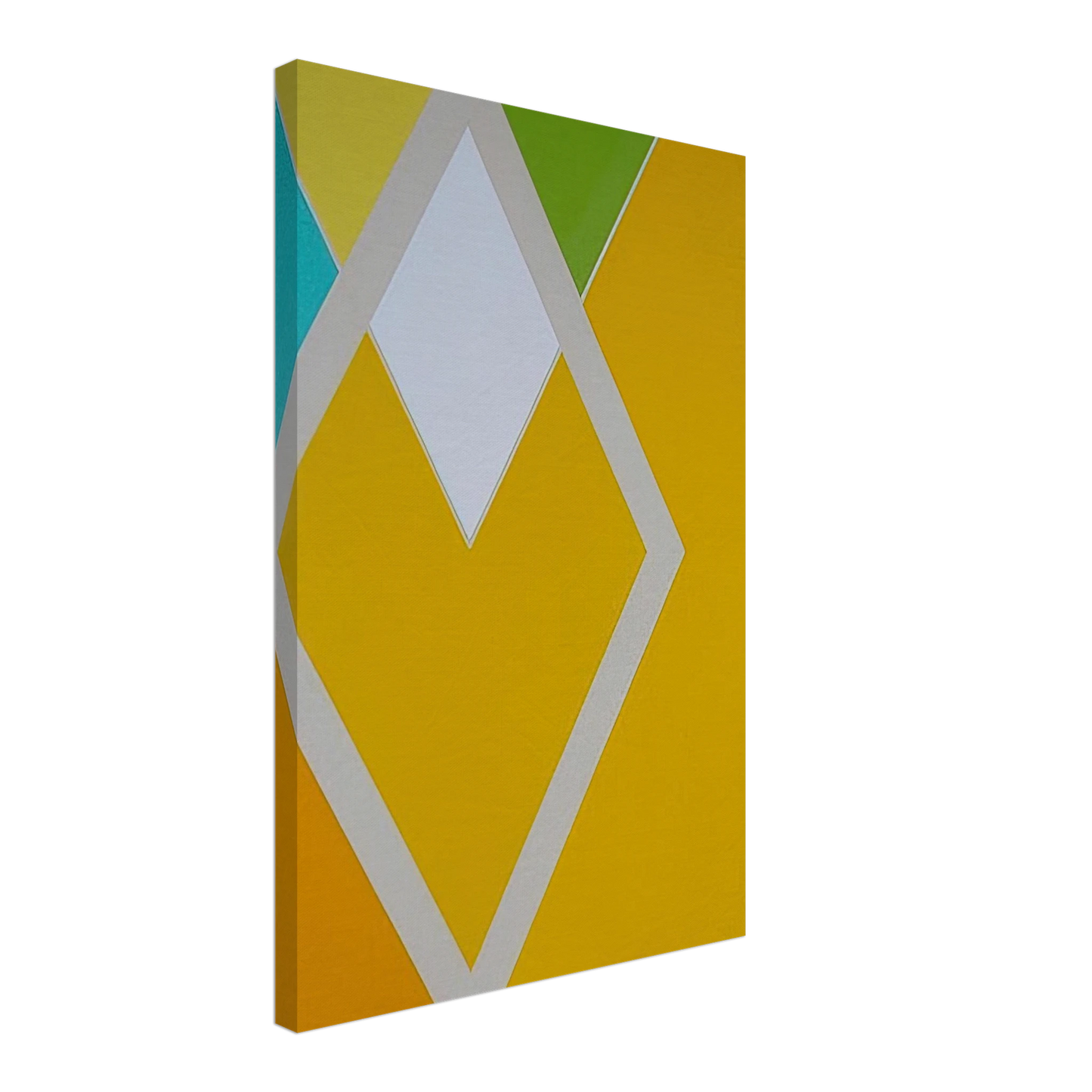 Larry Zox - Temple Swift from the Diamond Drill series - Hard Edge Painting Canvas - 40x60 cm / 16x24 inches-canvas