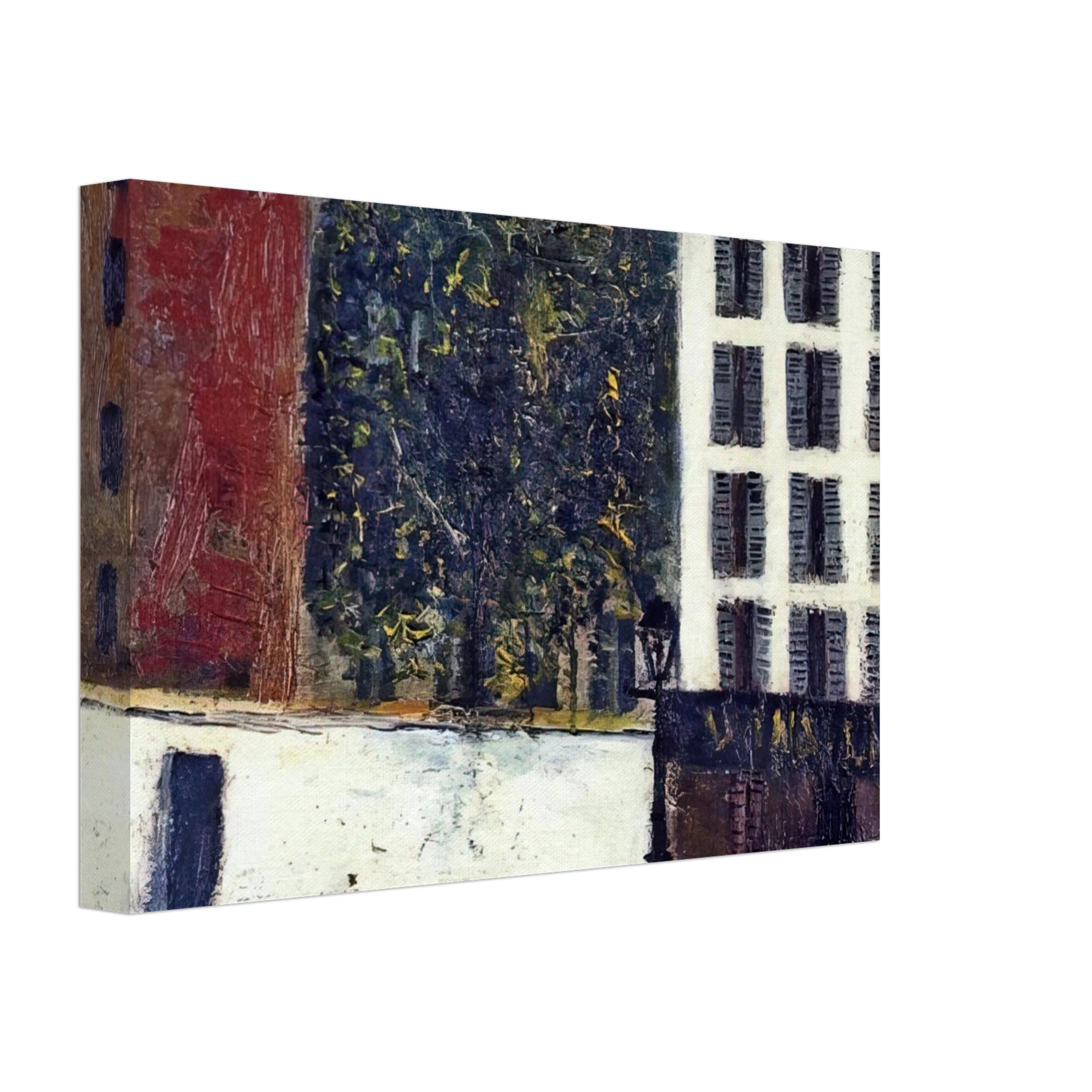 Maurice Utrillo - MONTMARTRE STREET Canvas - 70x100 cm / 28x40 inches-canvas