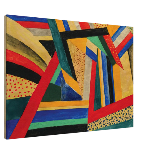 Laszlo Moholy-Nagy - Lands Canvas - 20x30 cm / 8x12 inches-canvas