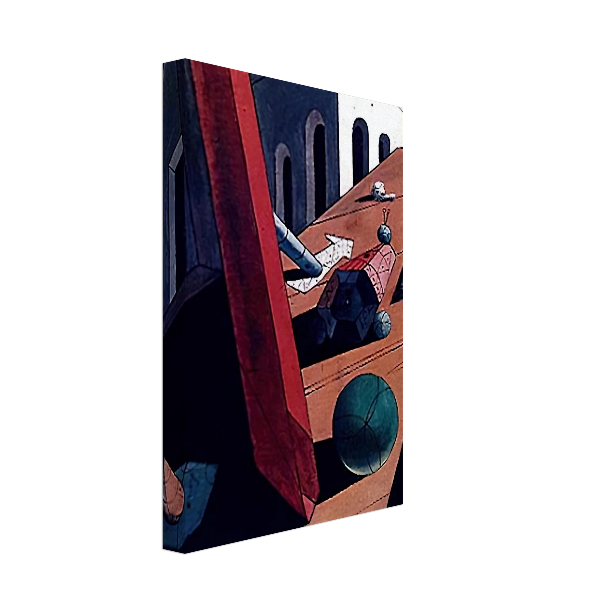 Giorgio de Chirico - THE EVIL GENIUS OF A KING 1915 Canvas - 40x60 cm / 16x24 inches-canvas