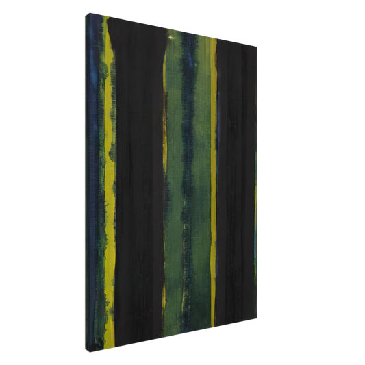 Yun Hyong-keun - Untitled - 1970 Canvas - 20x30 cm / 8x12 inches-canvas