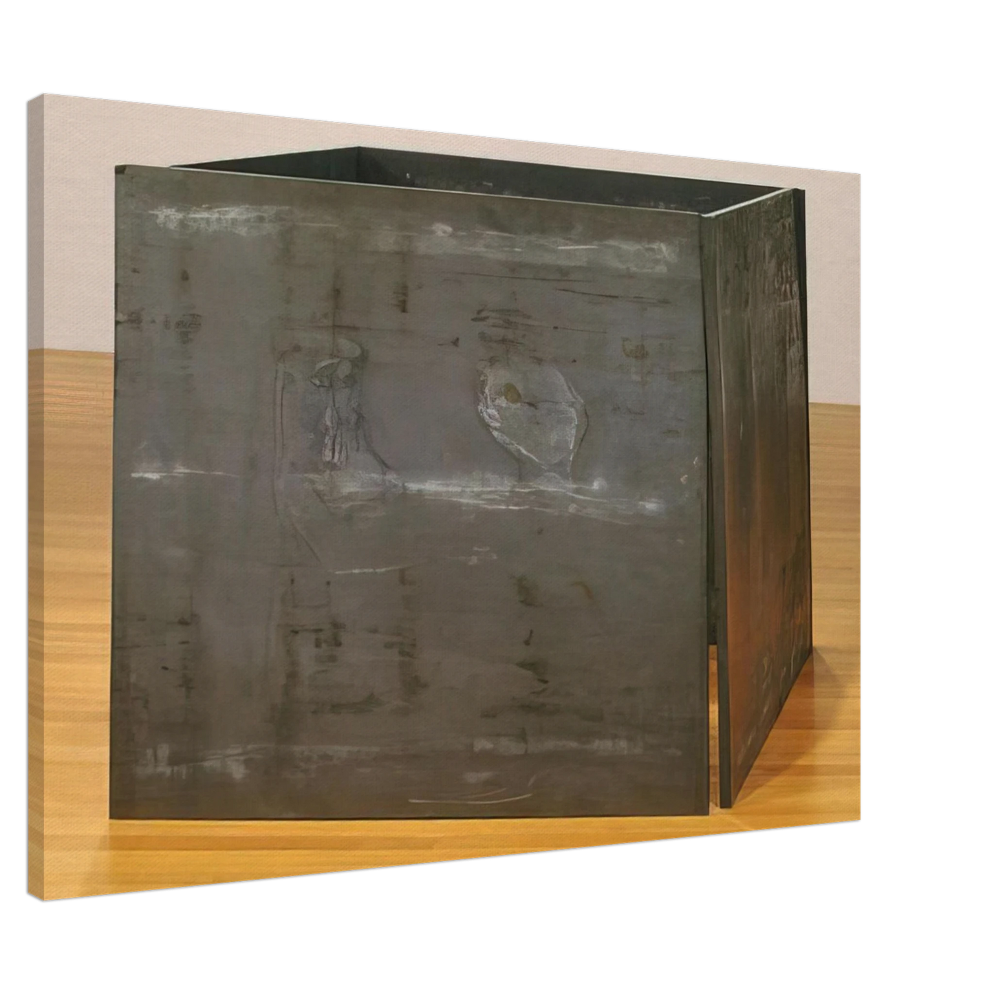 Richard Serra - ONE TON PROP HOUSE OF CARDS 1969 Canvas - 20x30 cm / 8x12 inches-canvas