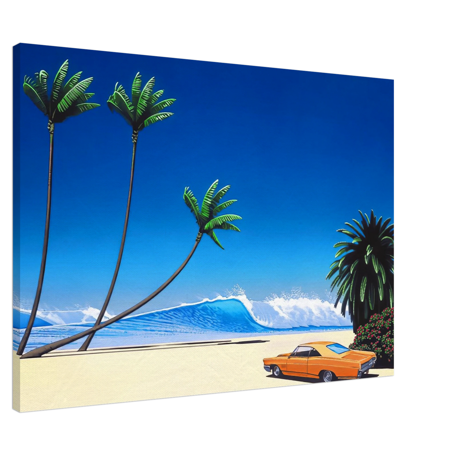Hiroshi Nagai - Impender Beach Canvas - 20x30 cm / 8x12 inches-canvas