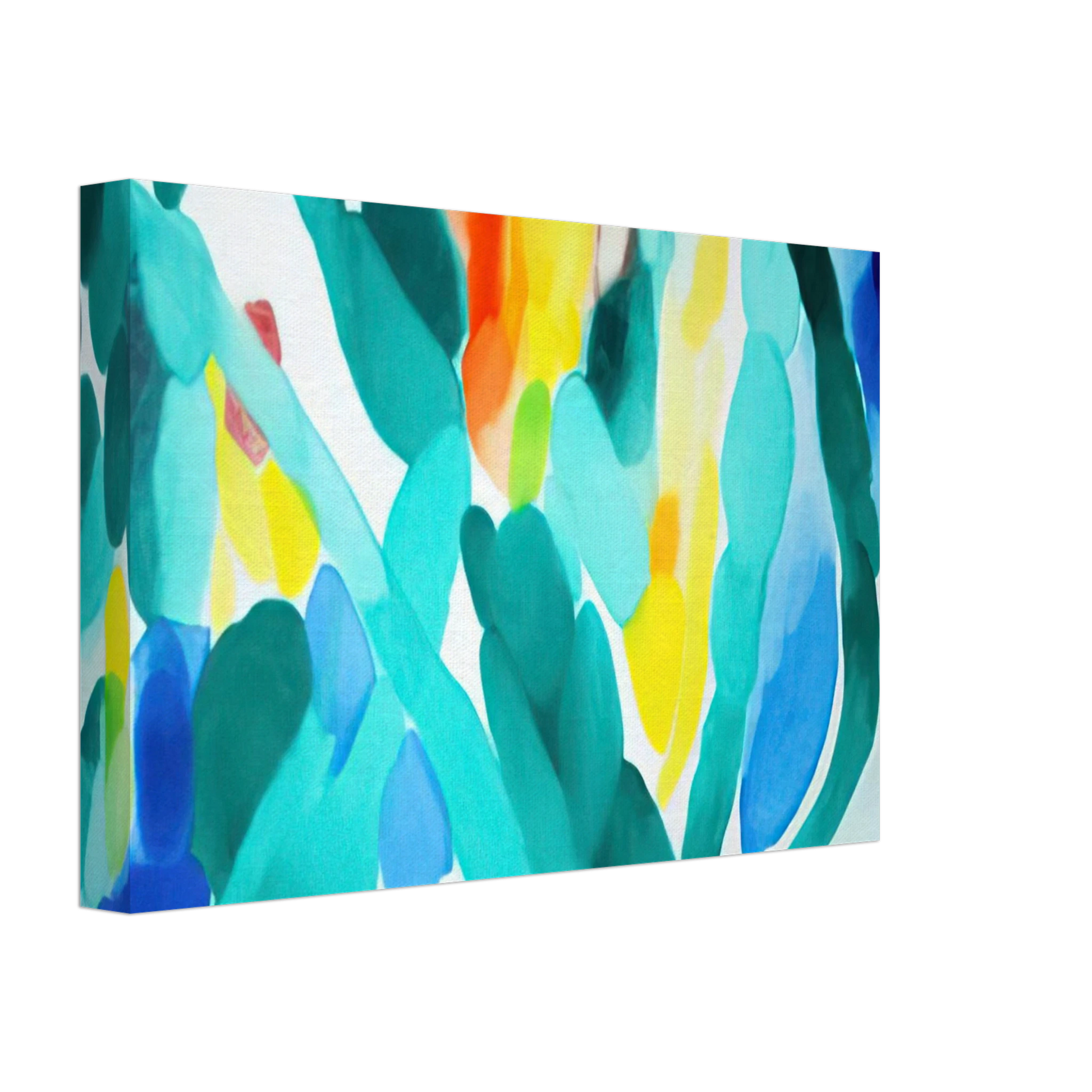 Alice Baber - Green Swing Canvas - 40x60 cm / 16x24 inches-canvas