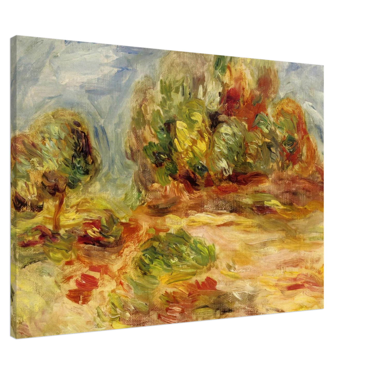 Pierre-Auguste Renoir - Cagnes Landscape Canvas - 20x30 cm / 8x12 inches-canvas