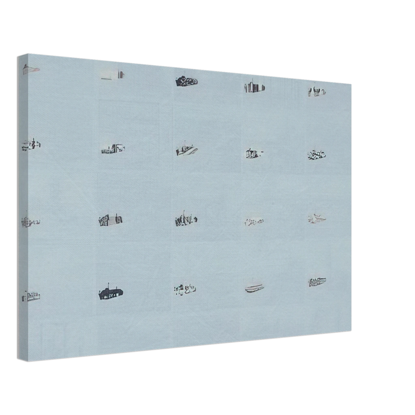 Dieter Roth - Dusseldorf - 1970 Canvas - 40x60 cm / 16x24 inches-canvas