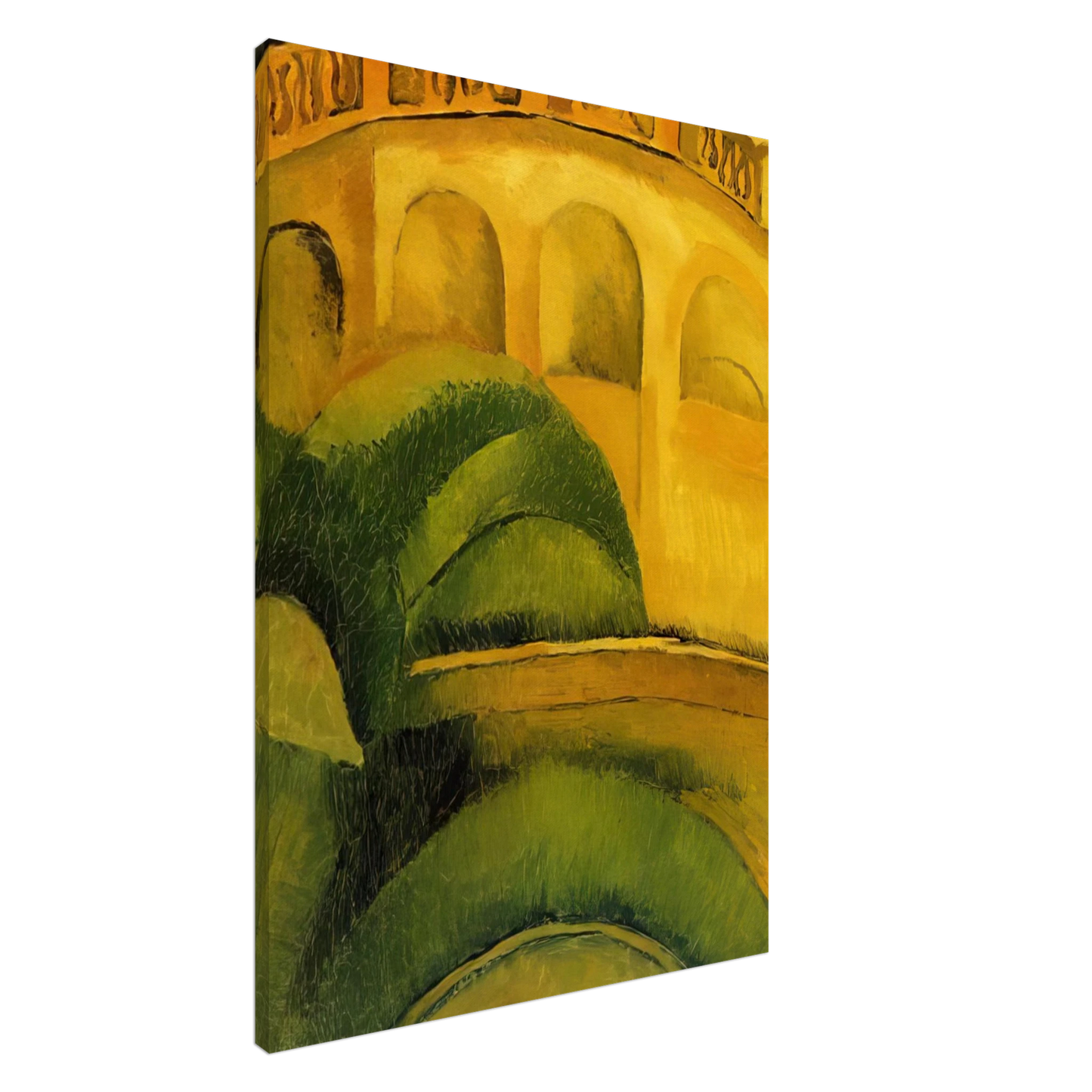 Raoul Dufy - ARCADES AT L ESTAQUE 1908 Canvas - 20x30 cm / 8x12 inches-canvas