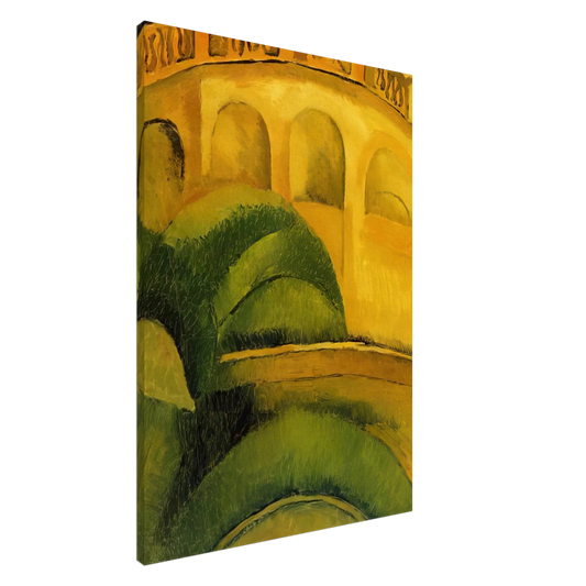 Raoul Dufy - ARCADES AT L ESTAQUE 1908 Canvas - 20x30 cm / 8x12 inches-canvas