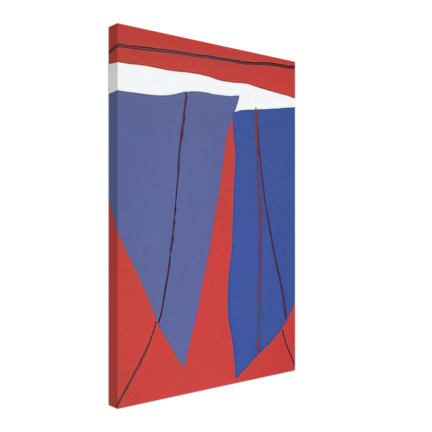 Ray Parker - Spring - 1984 Canvas - 40x60 cm / 16x24 inches-canvas