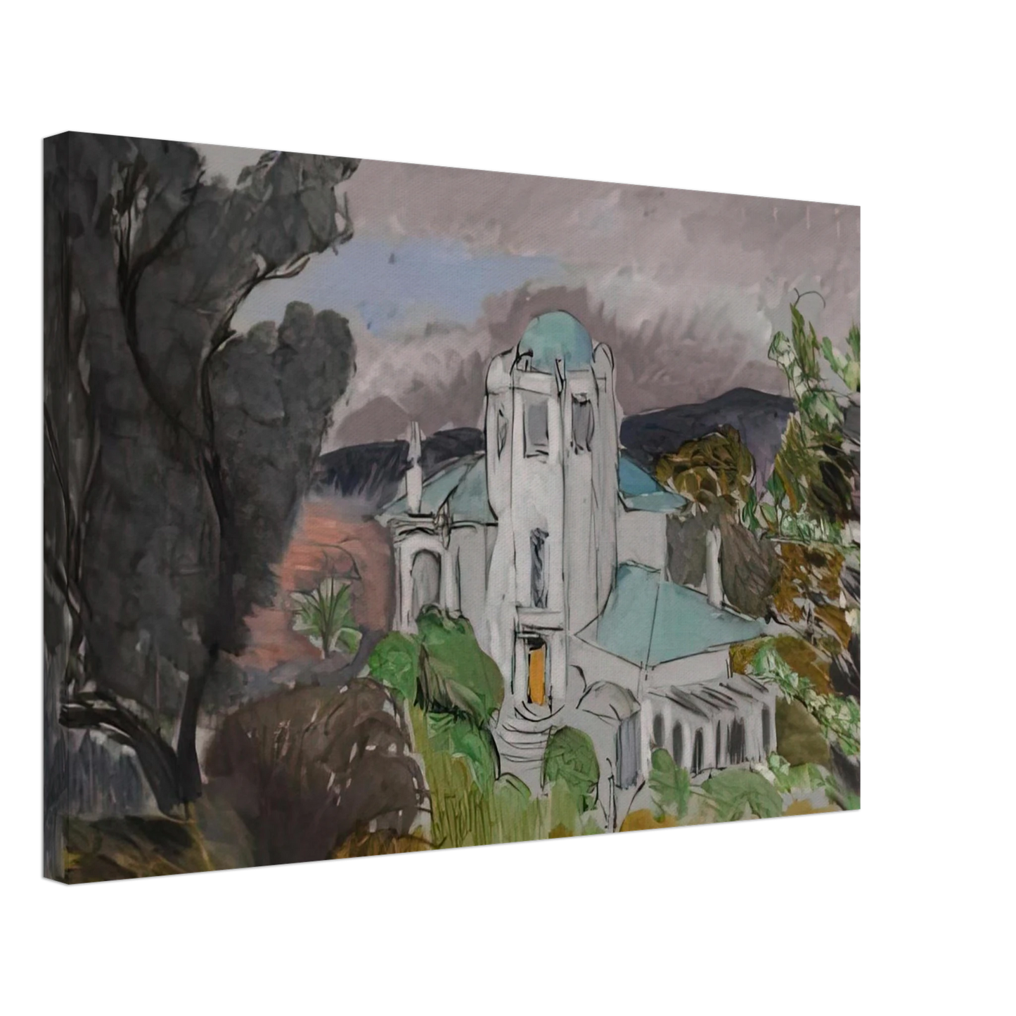 Henri Matisse - BLUE VILLA 1918 Canvas - 70x100 cm / 28x40 inches-canvas