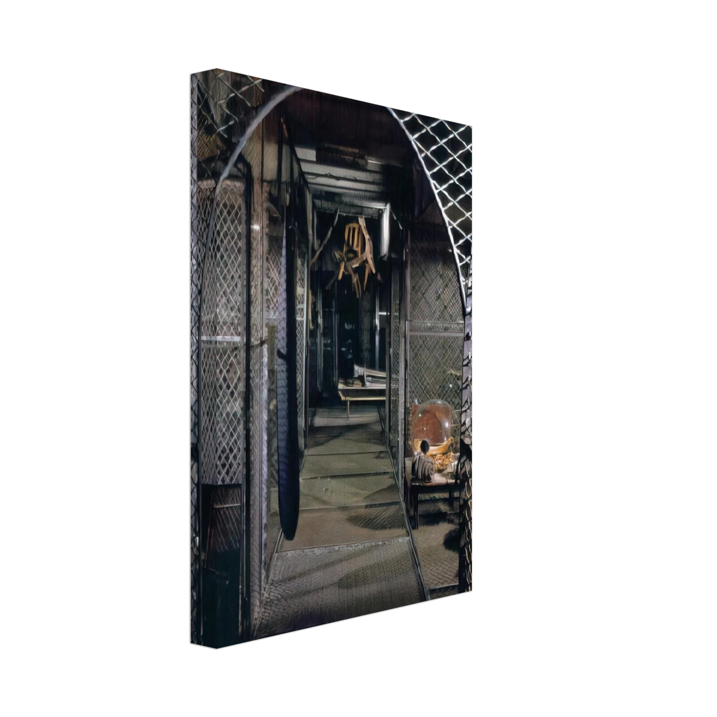 Louise Bourgeois - DANGEROUS PASSAGE 1997 Canvas - 70x100 cm / 28x40 inches-canvas