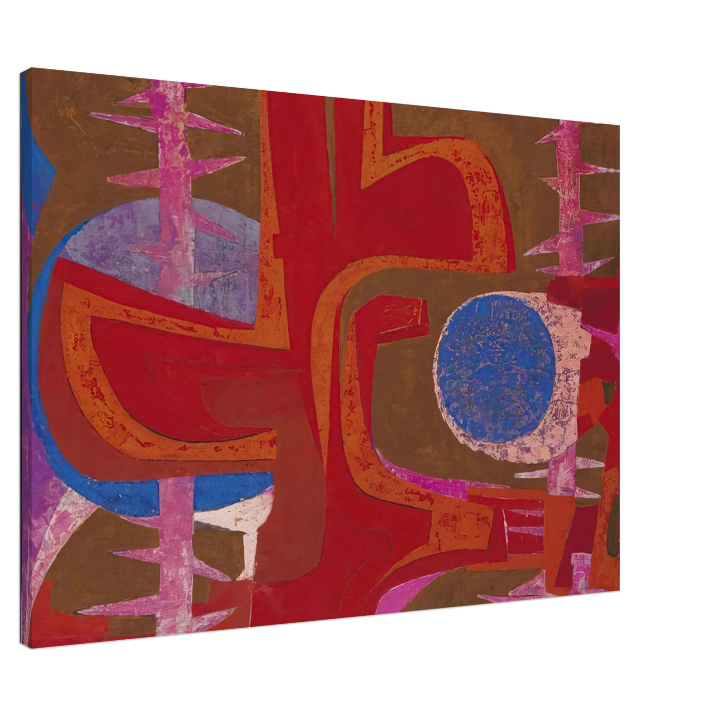 Pedro Coronel - Sobre la tumba de Justino Canvas - 20x30 cm / 8x12 inches-canvas