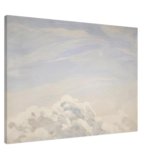 Neil Welliver - Study for Clouds I - 1979 Canvas - 20x30 cm / 8x12 inches-canvas