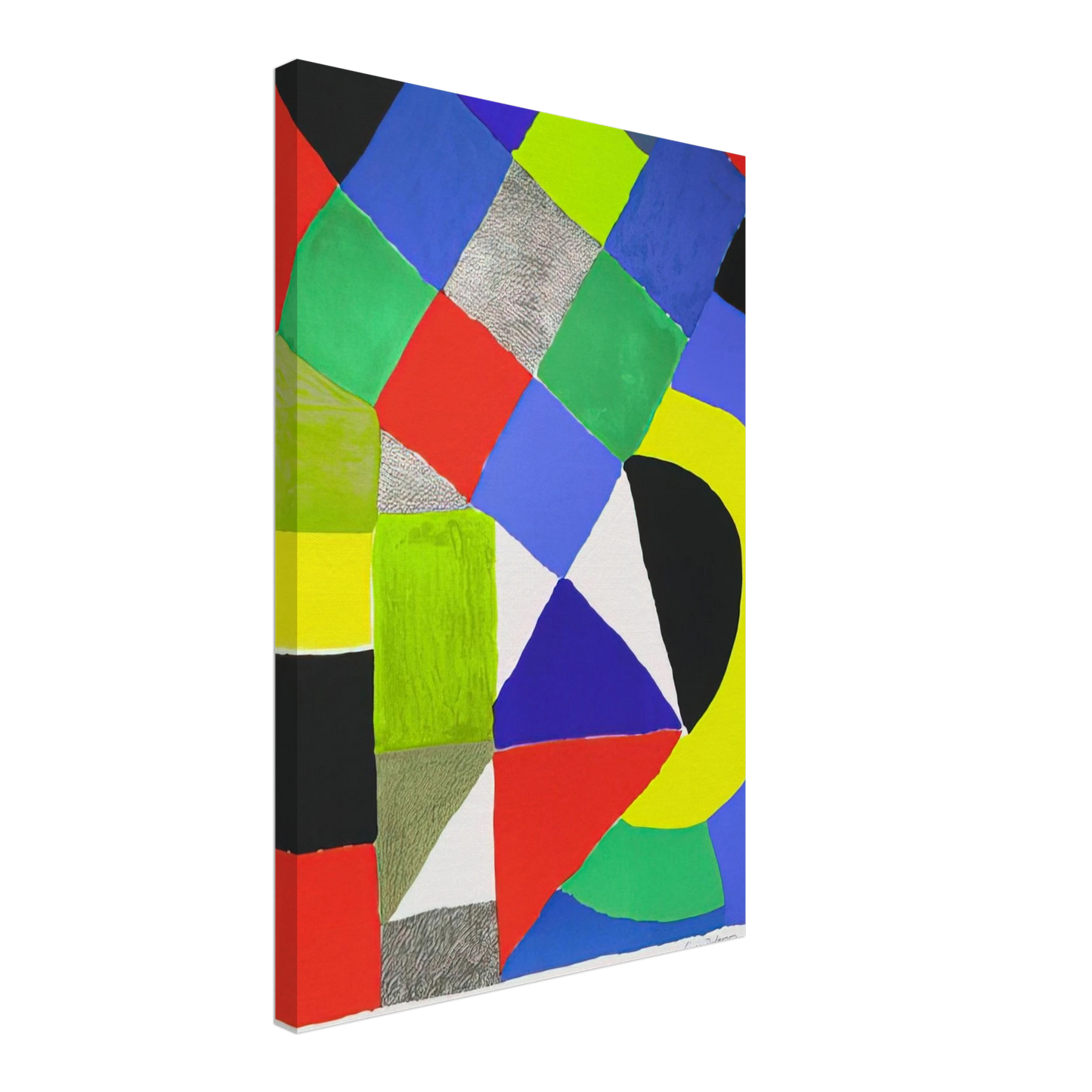 Sonia Delaunay - SQUARES Canvas - 40x60 cm / 16x24 inches-canvas