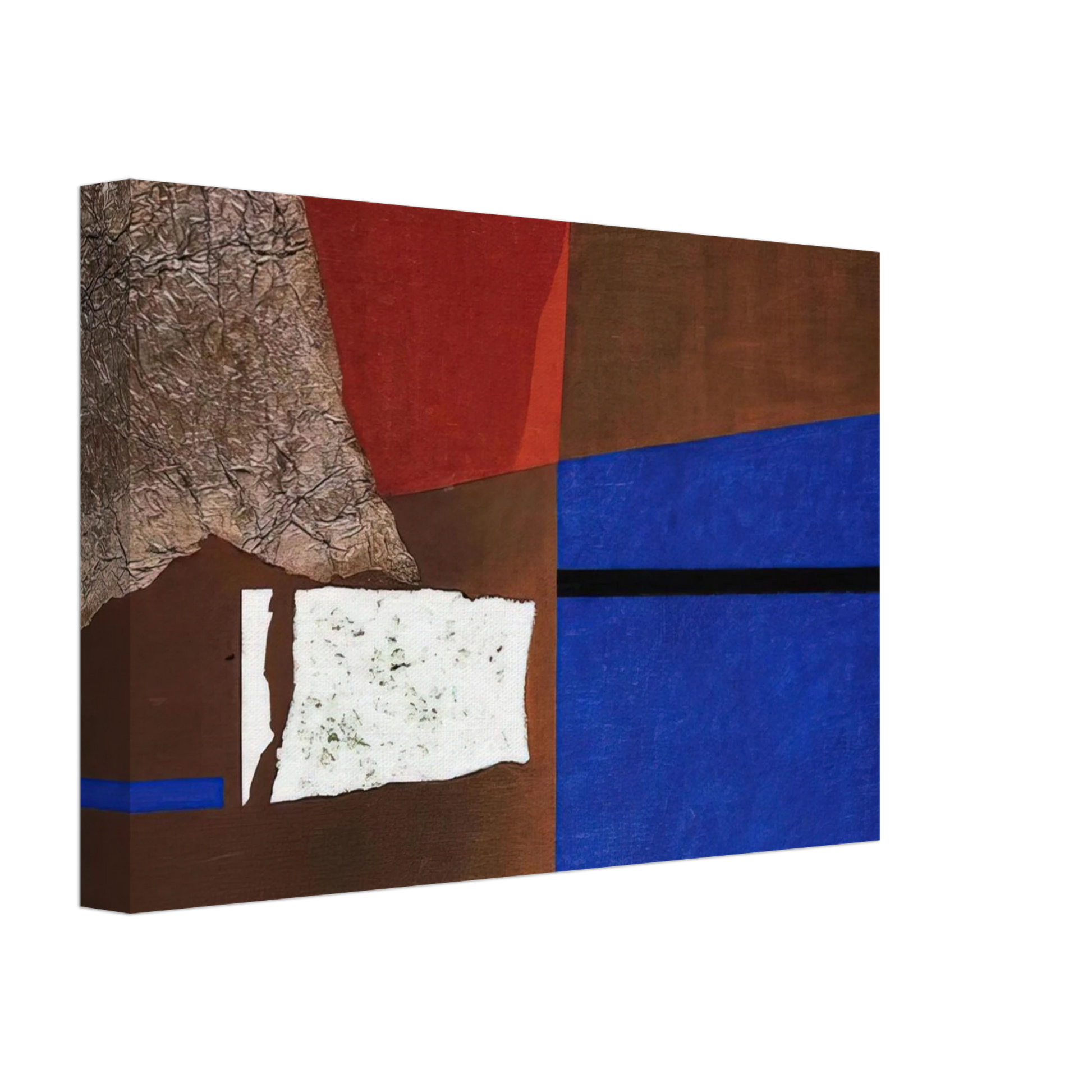 Enrico Prampolini - ASTRAZIONE PLASTICA 1954 Canvas - 40x60 cm / 16x24 inches-canvas