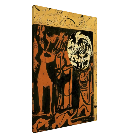 Jackson Pollock - UNTITLED 3 Canvas - 20x30 cm / 8x12 inches-canvas