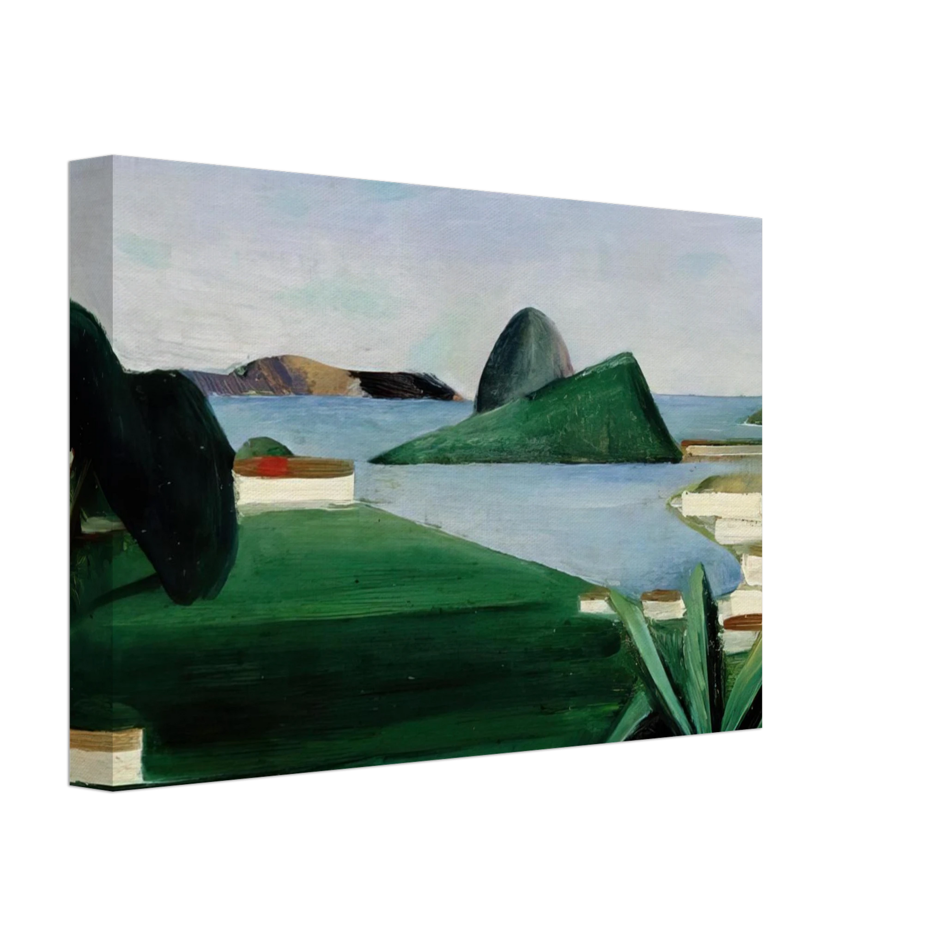 Tarsila do Amaral - Rio de Janeiro Canvas - 70x100 cm / 28x40 inches-canvas