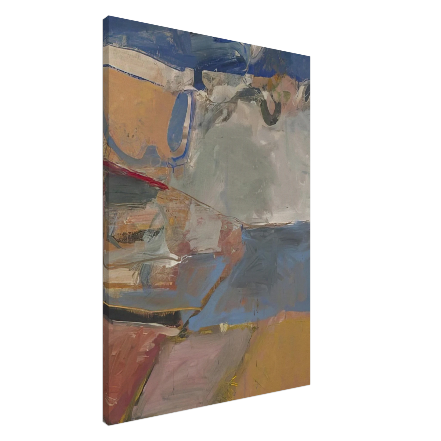 Richard Diebenkorn - Berkeley #22 Canvas - 20x30 cm / 8x12 inches-canvas