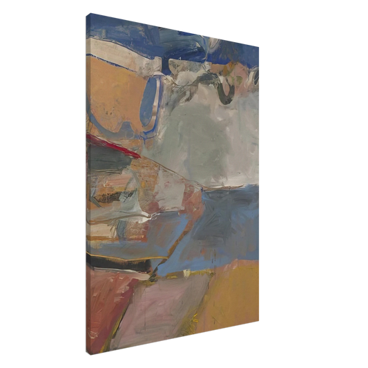 Richard Diebenkorn - Berkeley #22 Canvas - 20x30 cm / 8x12 inches-canvas