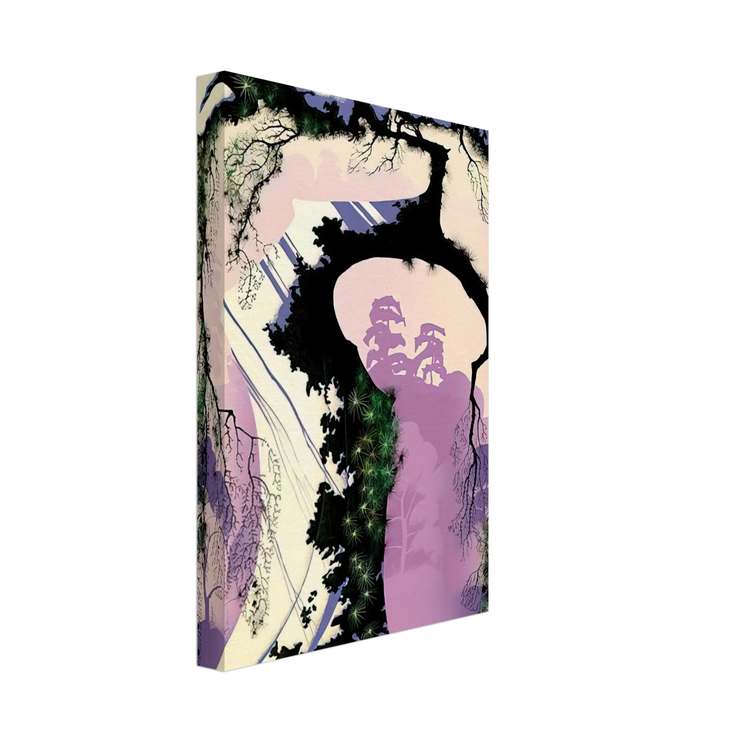 Eyvind Earle - Norway Pine Canvas - 40x60 cm / 16x24 inches-canvas