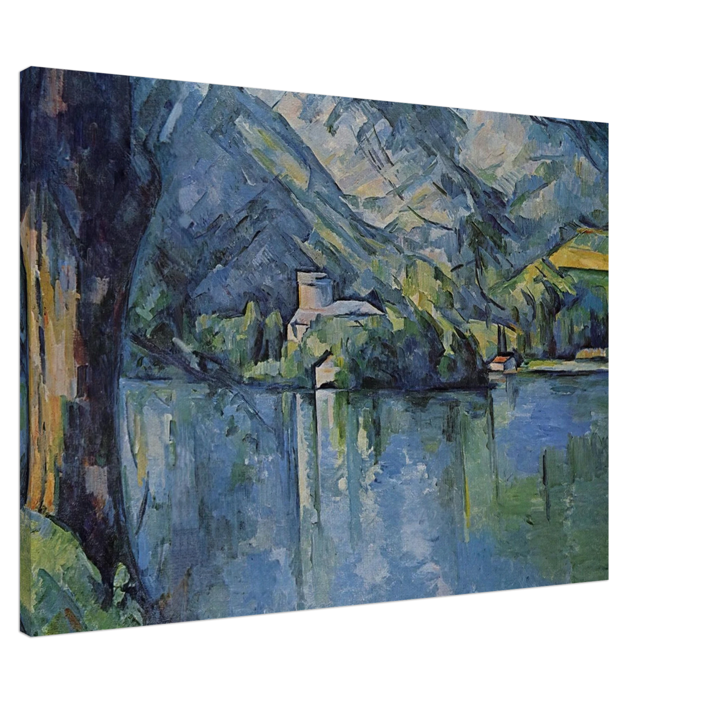 Paul Cezanne - The Lac d'Annecy Canvas - 20x30 cm / 8x12 inches-canvas