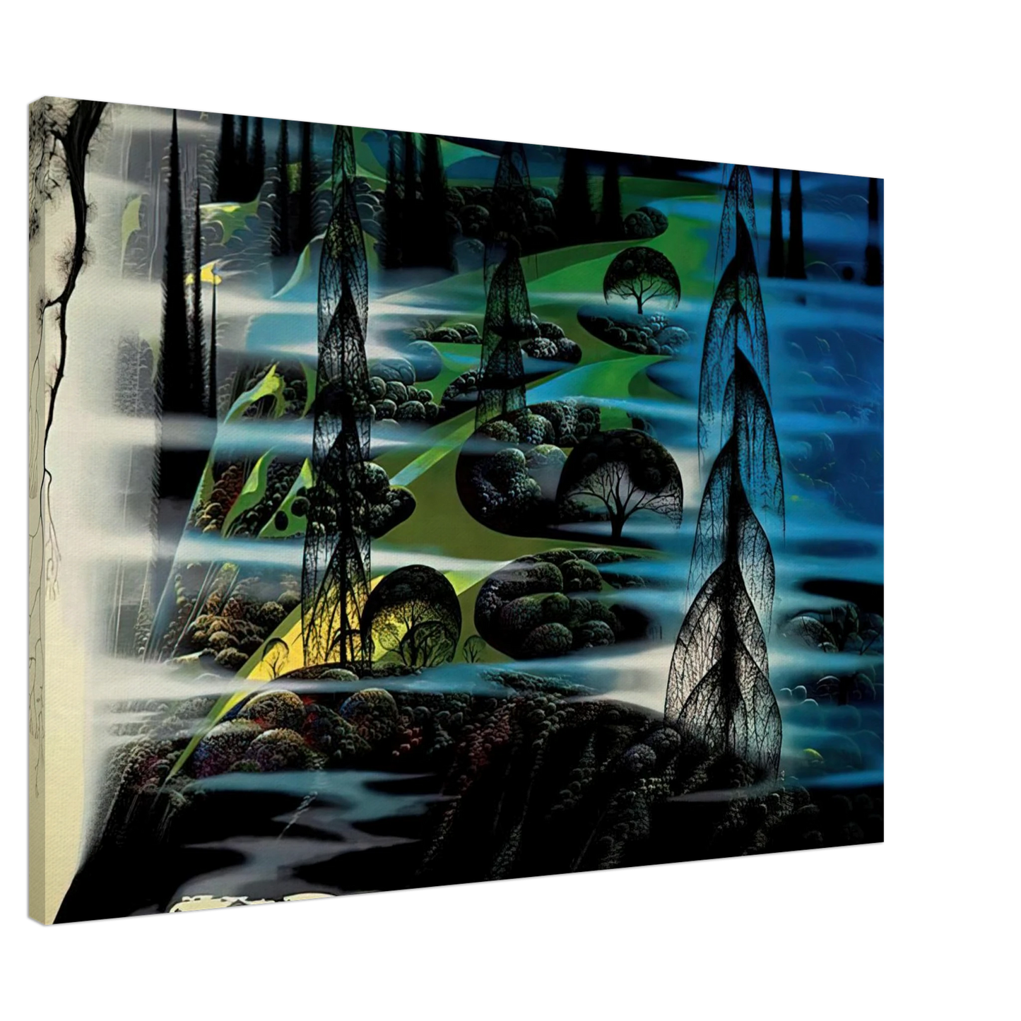 Eyvind Earle - Beauty Beyond Believing Canvas - 20x30 cm / 8x12 inches-canvas