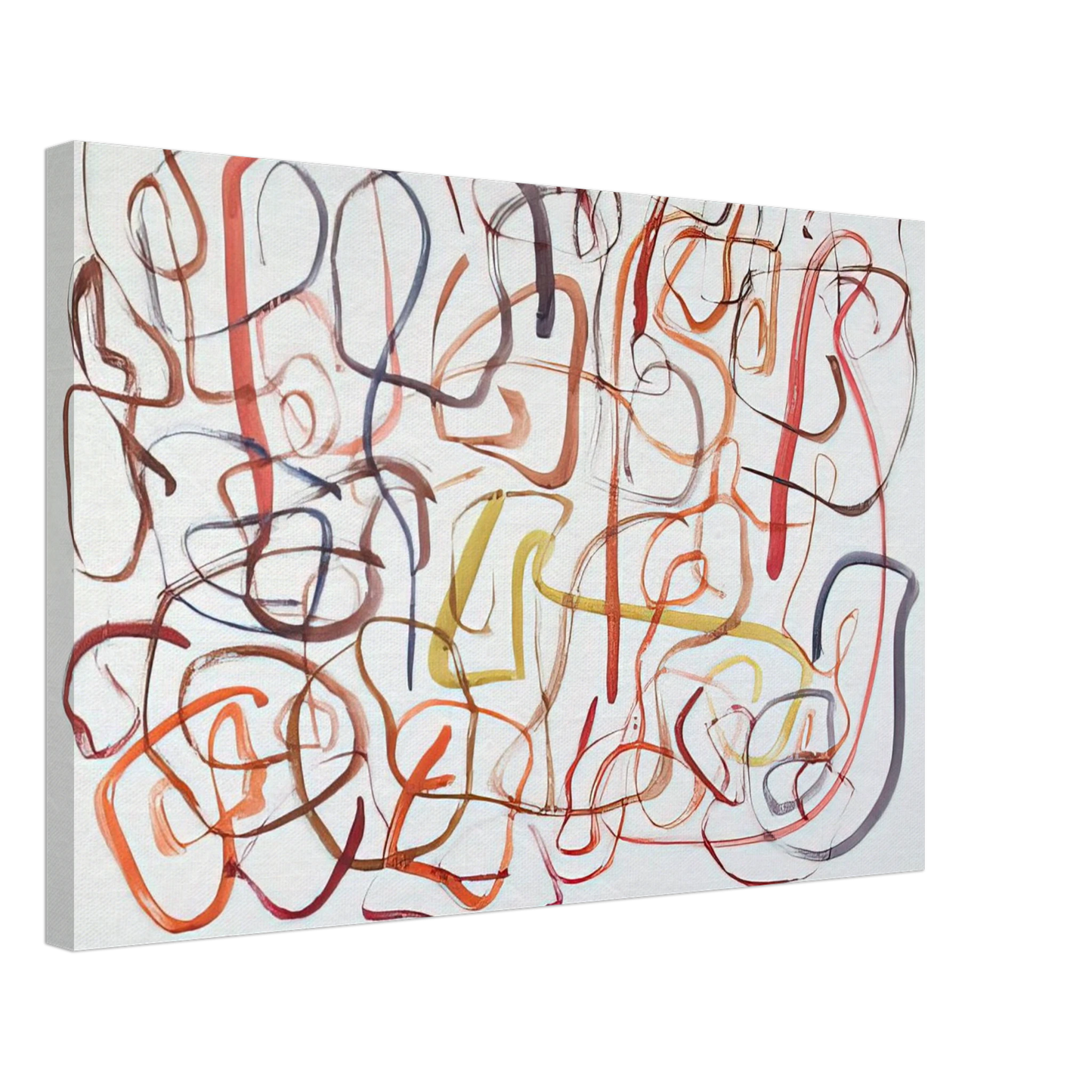 William Saroyan - #6 April 28, 1963 NYC - 1963 Canvas - 40x60 cm / 16x24 inches-canvas