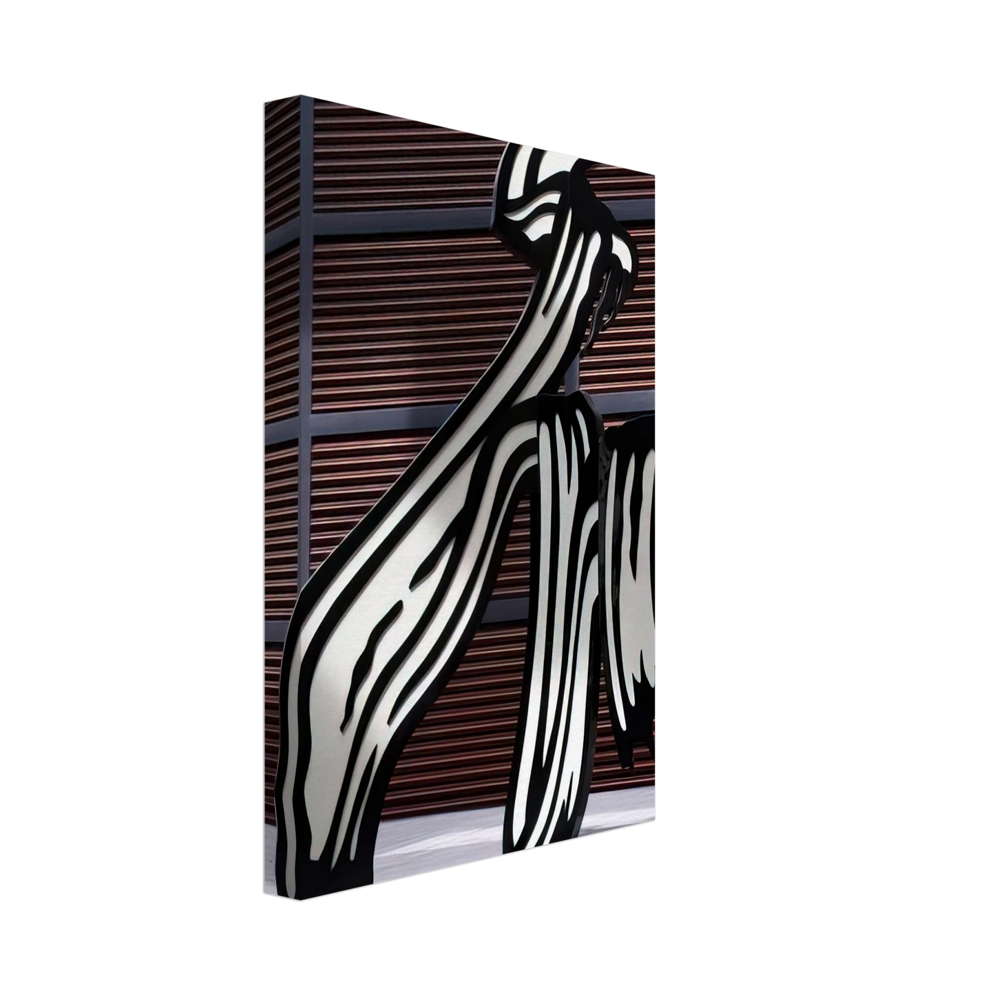 Roy Lichtenstein - BRUSHSTROKE 1996 Canvas - 70x100 cm / 28x40 inches-canvas